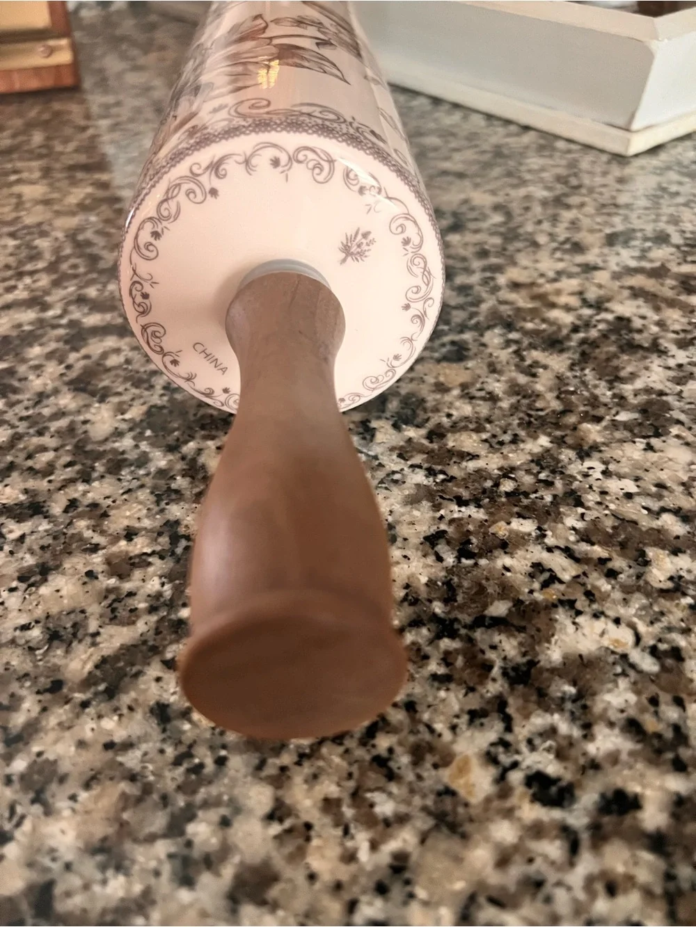 NEW Pioneer Woman Brown Agatha Rolling Pin